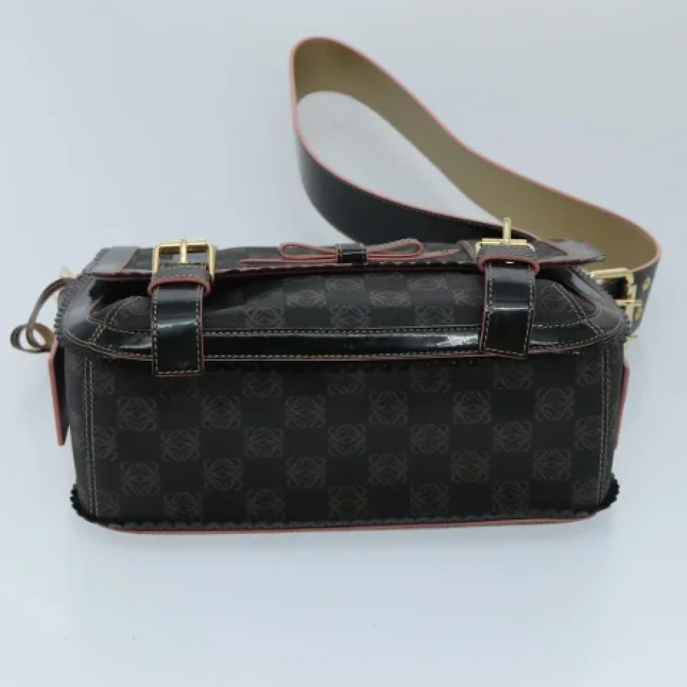 Loewe Pre-owned Leather shoulder-bags Black Dames