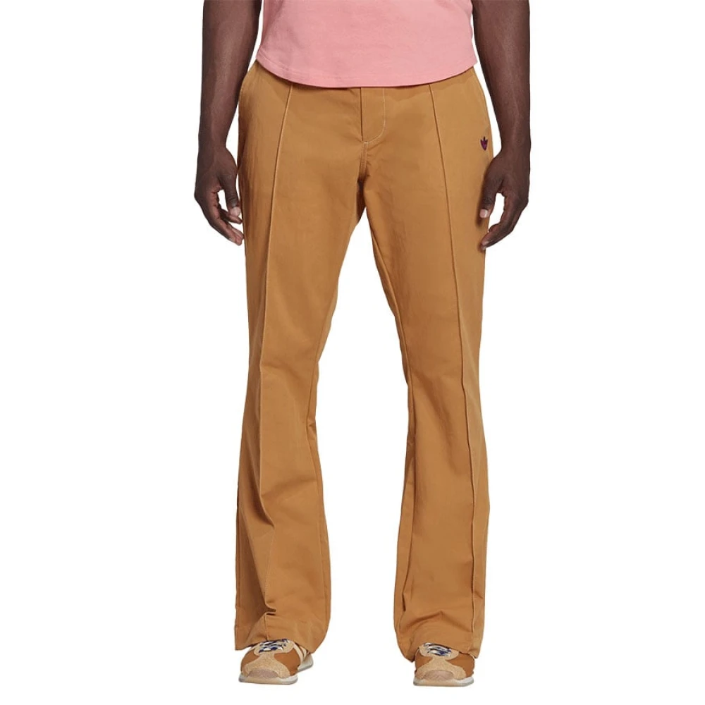 Adidas Stadion-inspirerade Brun Chino Byxor Beige, Herr