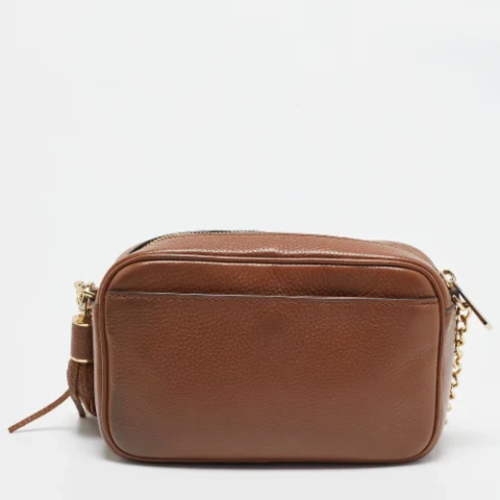 Michael Kors Pre-owned Leather crossbody-bags Brown Dames