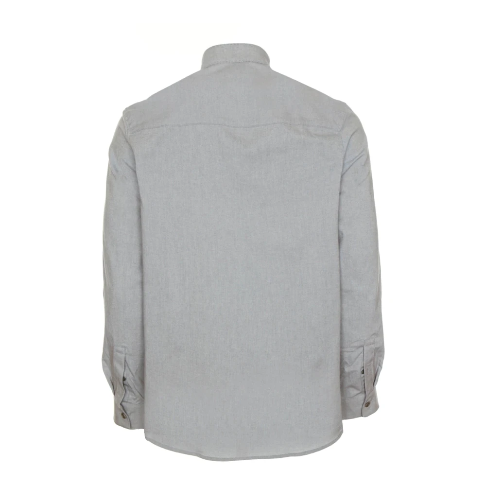 drykorn Casual Overhemd met Opstaande Kraag Gray Heren