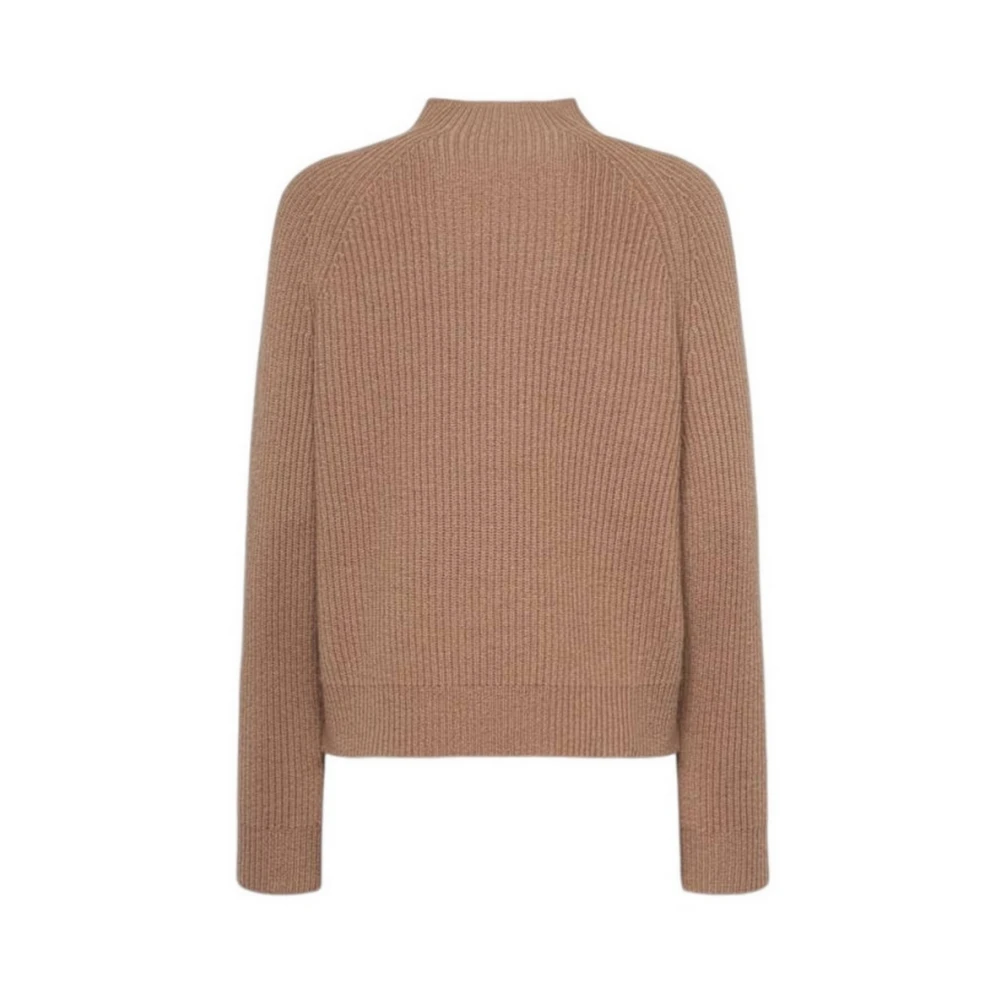 Max Mara Studio Kameelwol Kasjmiertrui Brown Dames