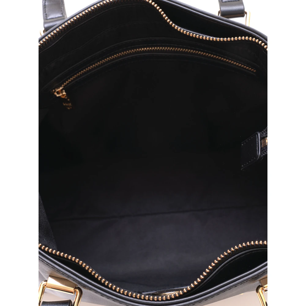 Love Moschino Stijlvolle Shopper Tas met Toprits Black Dames