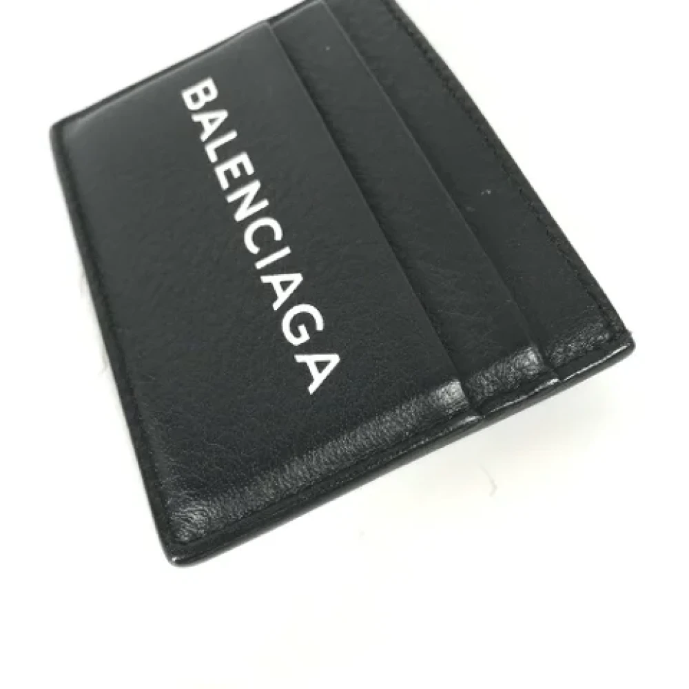 Balenciaga Vintage Pre-owned Leather wallets Black Dames