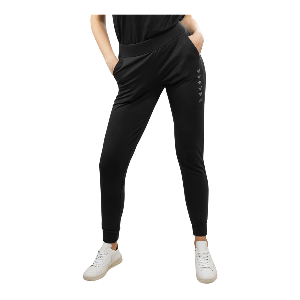 Emporio Armani EA7 Dames Joggers Zwart EA7 Stijl Black Dames