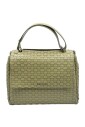 groene-geweven-leren-handtas