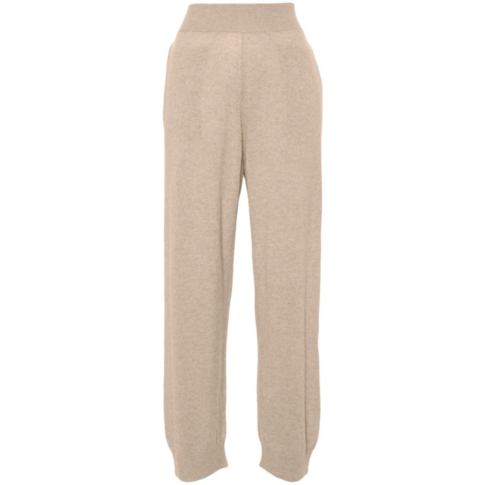 Stella Mccartney Beige Gebreide Elastische Taillebroek Beige Dames