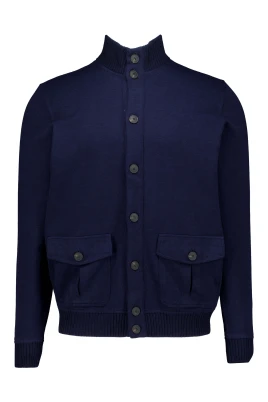 Pocket Stickad Bomberjacka