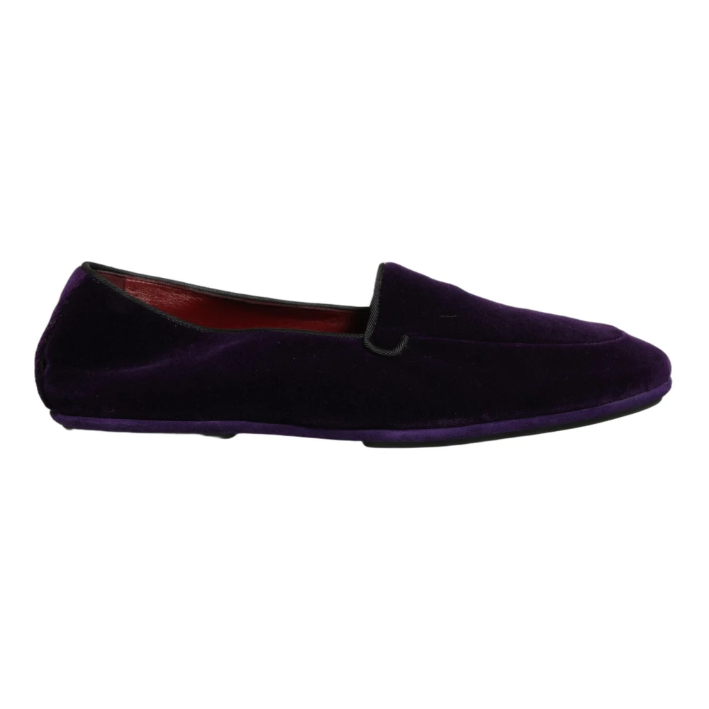 Dolce & Gabbana Men's Purple Loafers, 9 Uk, Loafers Dress Shoes