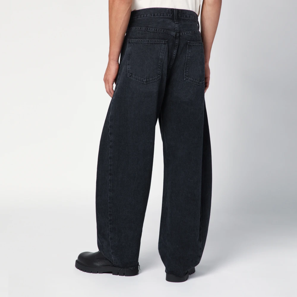 Agolde Regular Fit Denim Jeans Black Heren