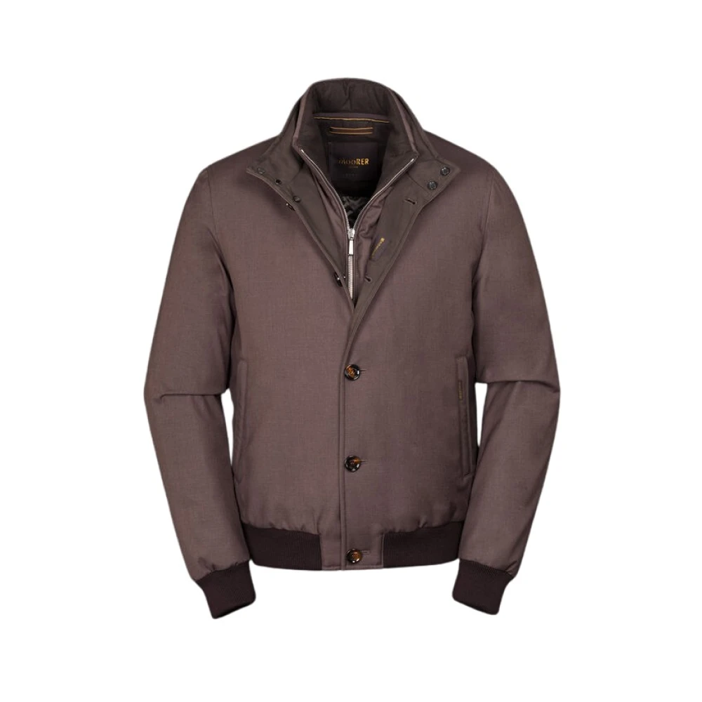 Moorer Men's Brown Winter Jackets, 2XL, Janos Bomber