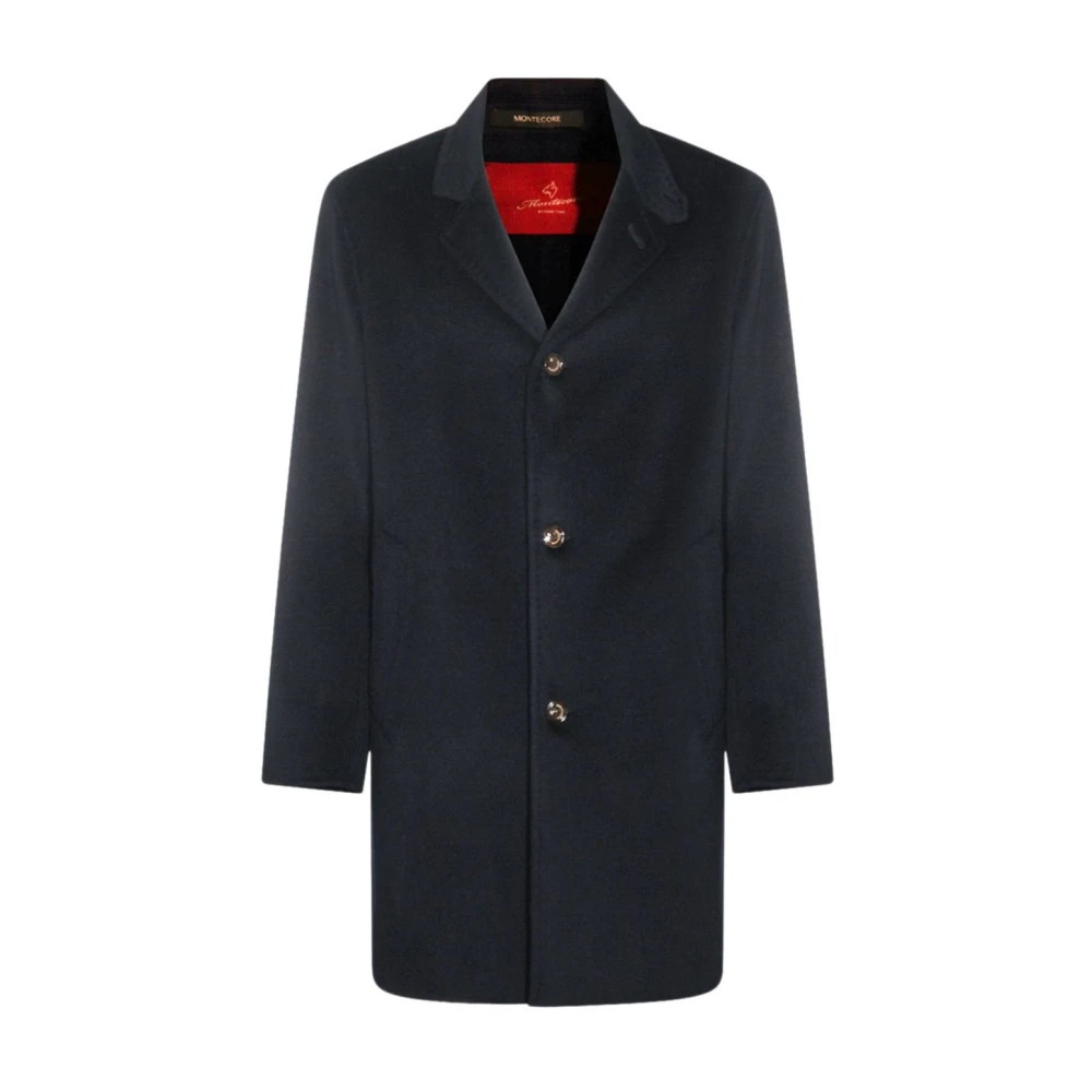 Blaue Jacke mit Schwarzen Taschen - Montecore - Modalova