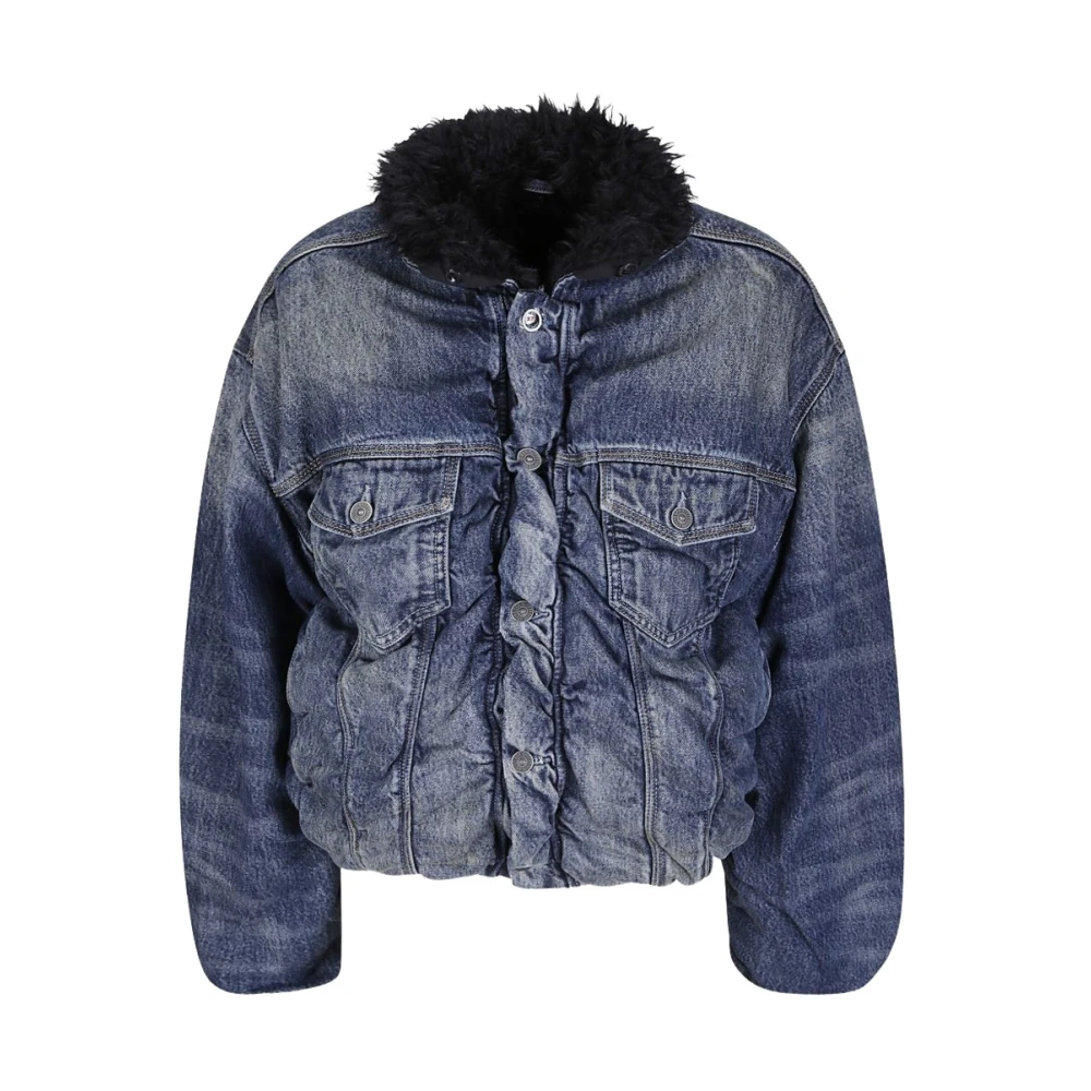 Diesel , Damen, Jacken, Blau, S