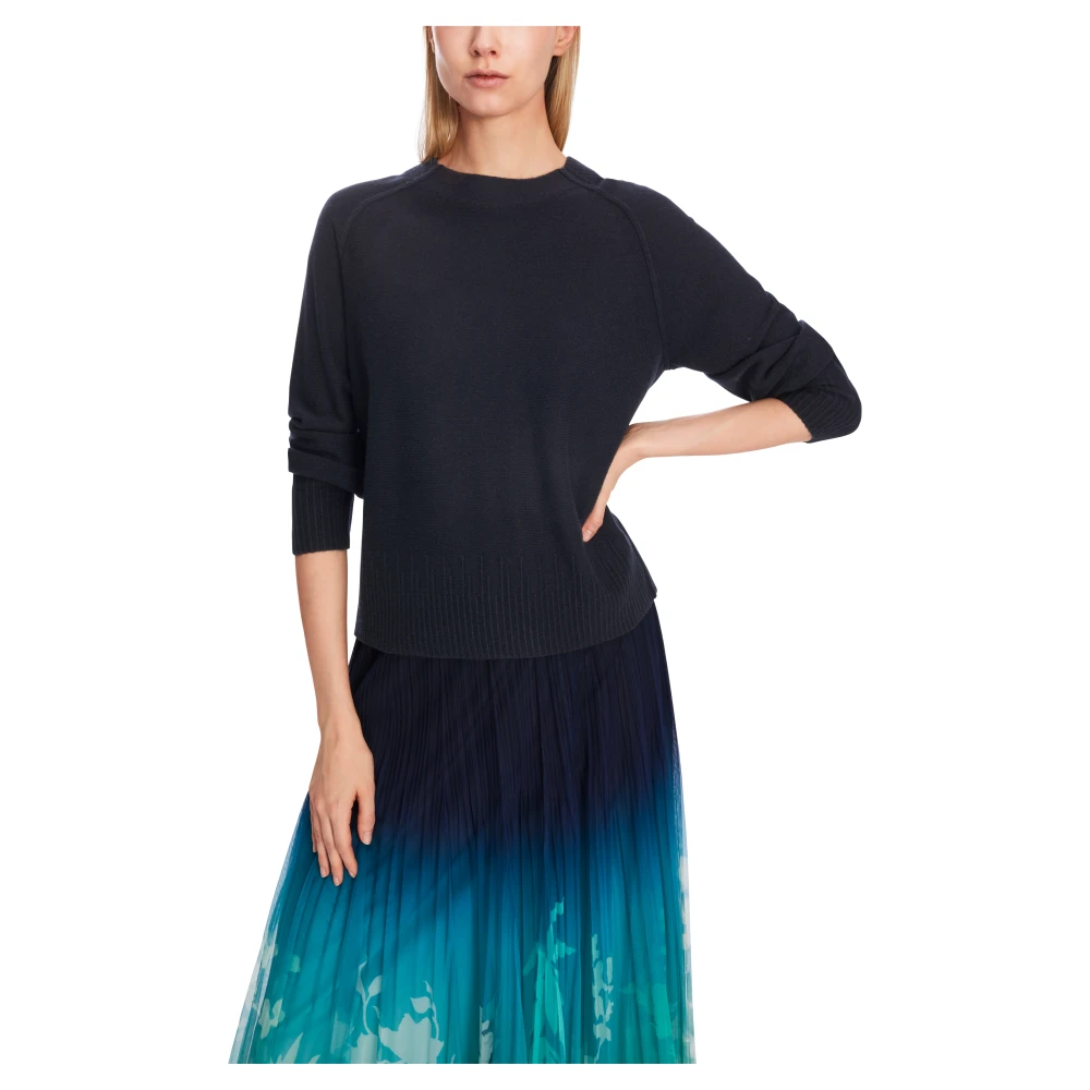 Marc Cain Gebreide Trui Blue Dames