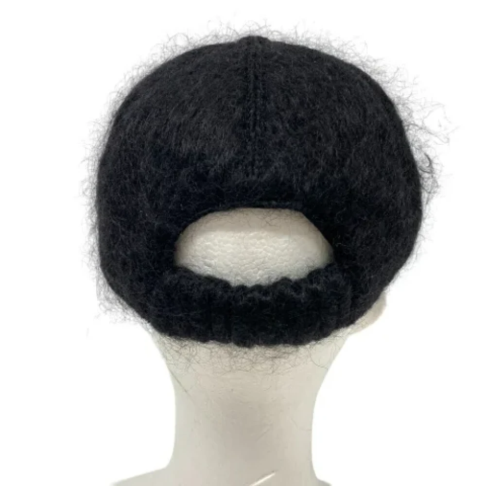 Gucci Vintage Pre-owned Wool hats Black Dames