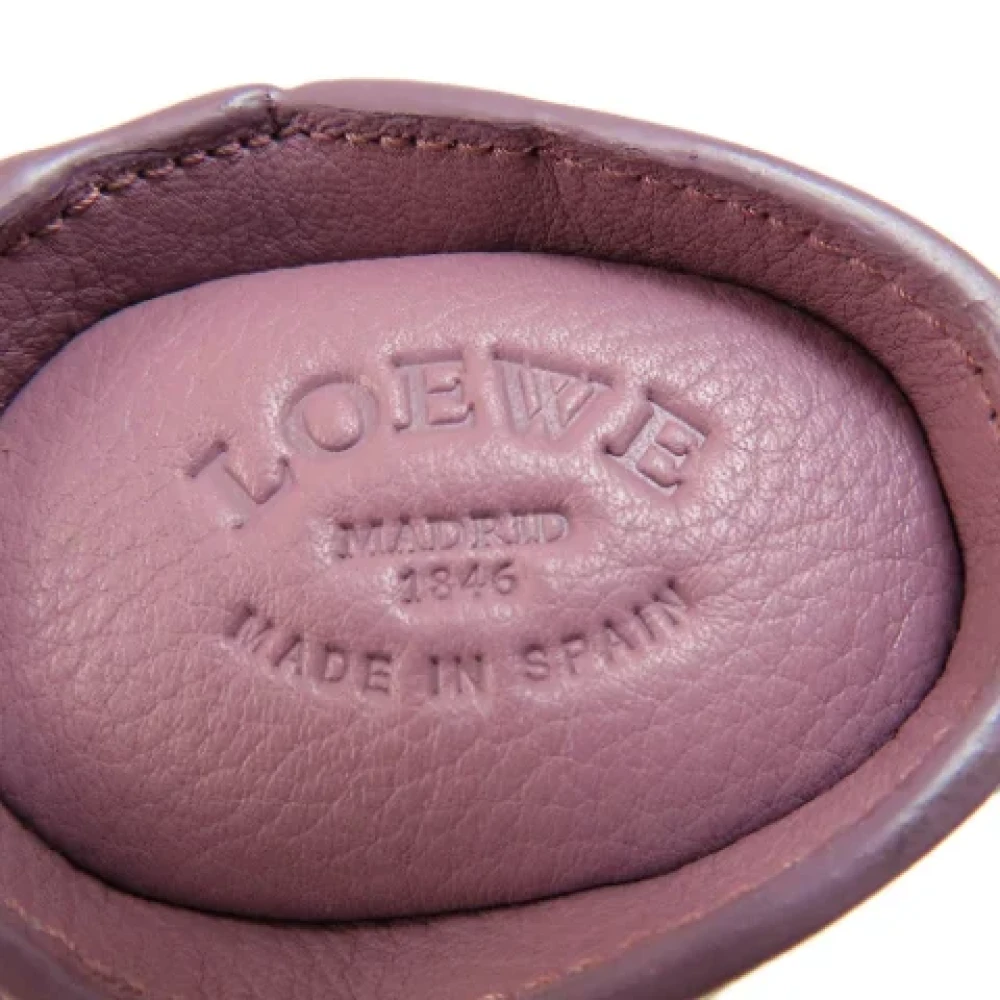 Loewe Pre-owned Leather home-office Purple Dames