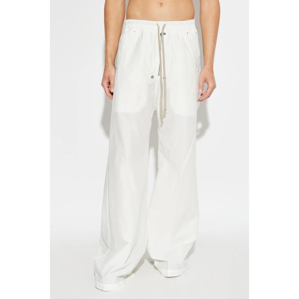 Rick Owens Belas Pants White Unisex