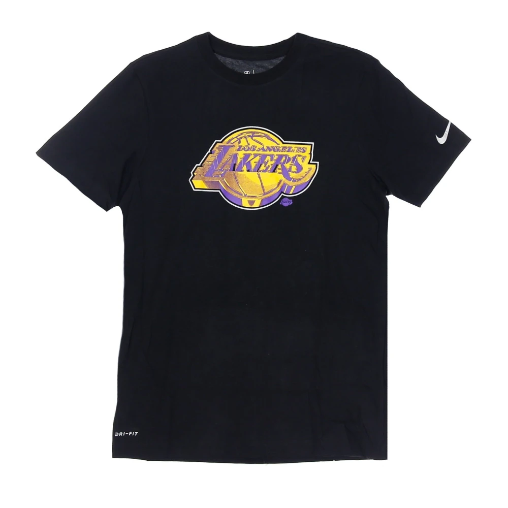 Nike Uomo Nero T-Shirt Con Logo Chrome Essential
