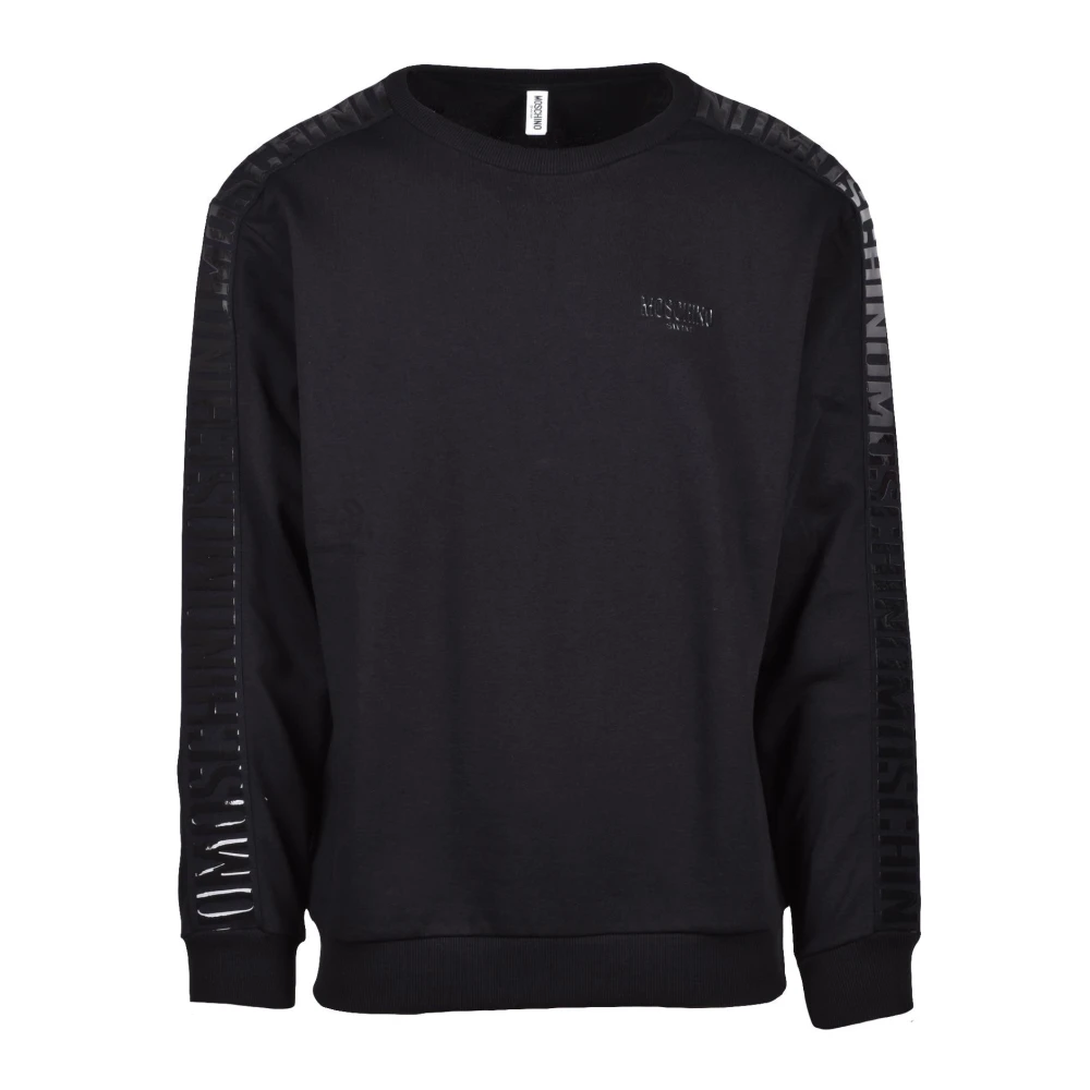 Moschino Zwem Sweatshirt 100% Katoen Black Heren