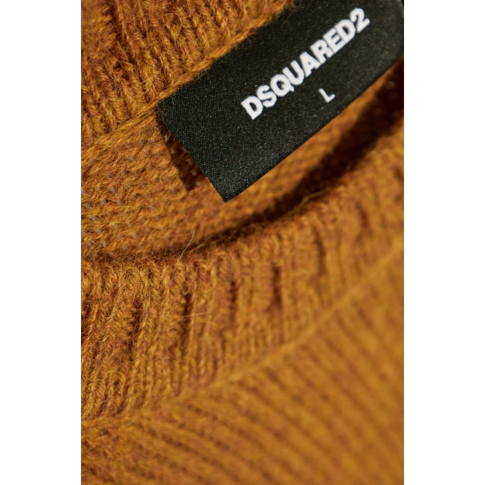 Dsquared2 Trui met logo Beige Heren