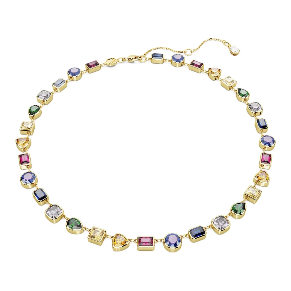 Swarovski Women's Multicolor Necklace Unisex Imber Tennis- Various Cuts- Ed- Gold-Plated 5662915 - Necklaces - One Size - Accessories