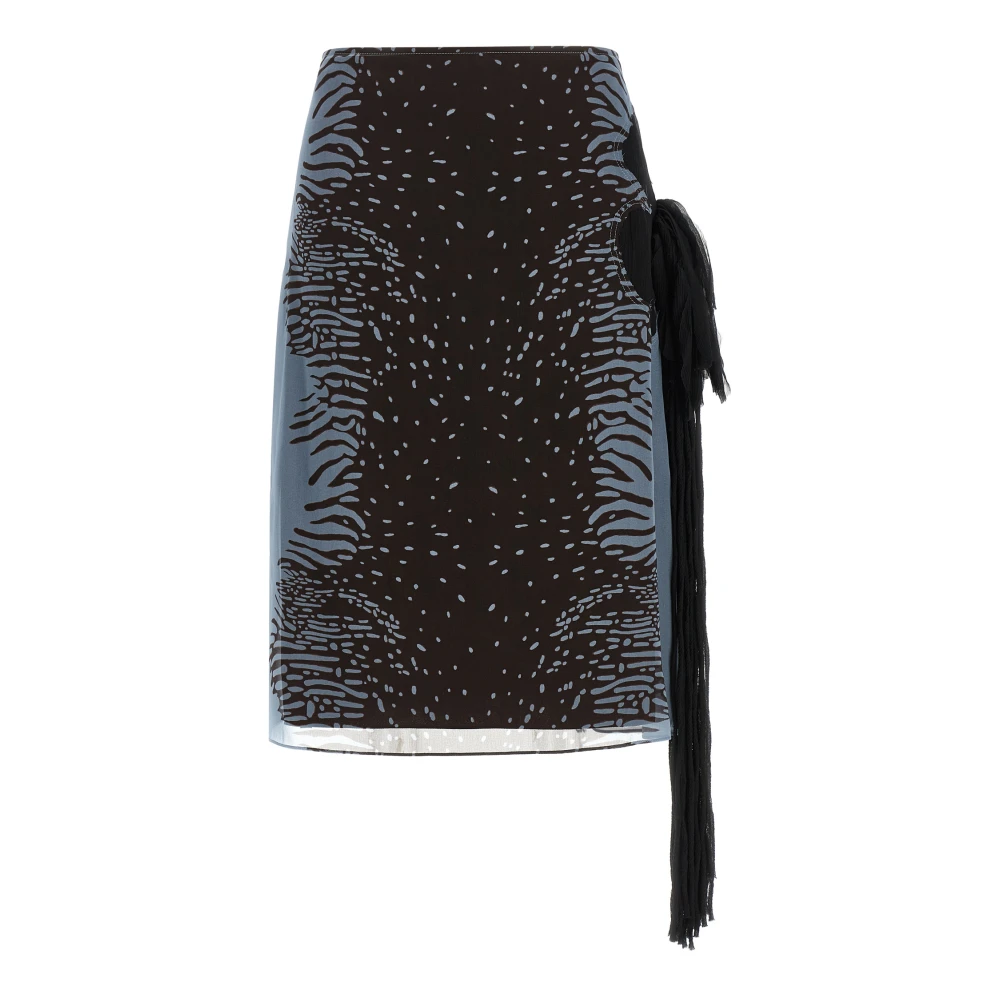 Ferragamo Women's Multicolor Short Skirts, Xs, Midi Skirt