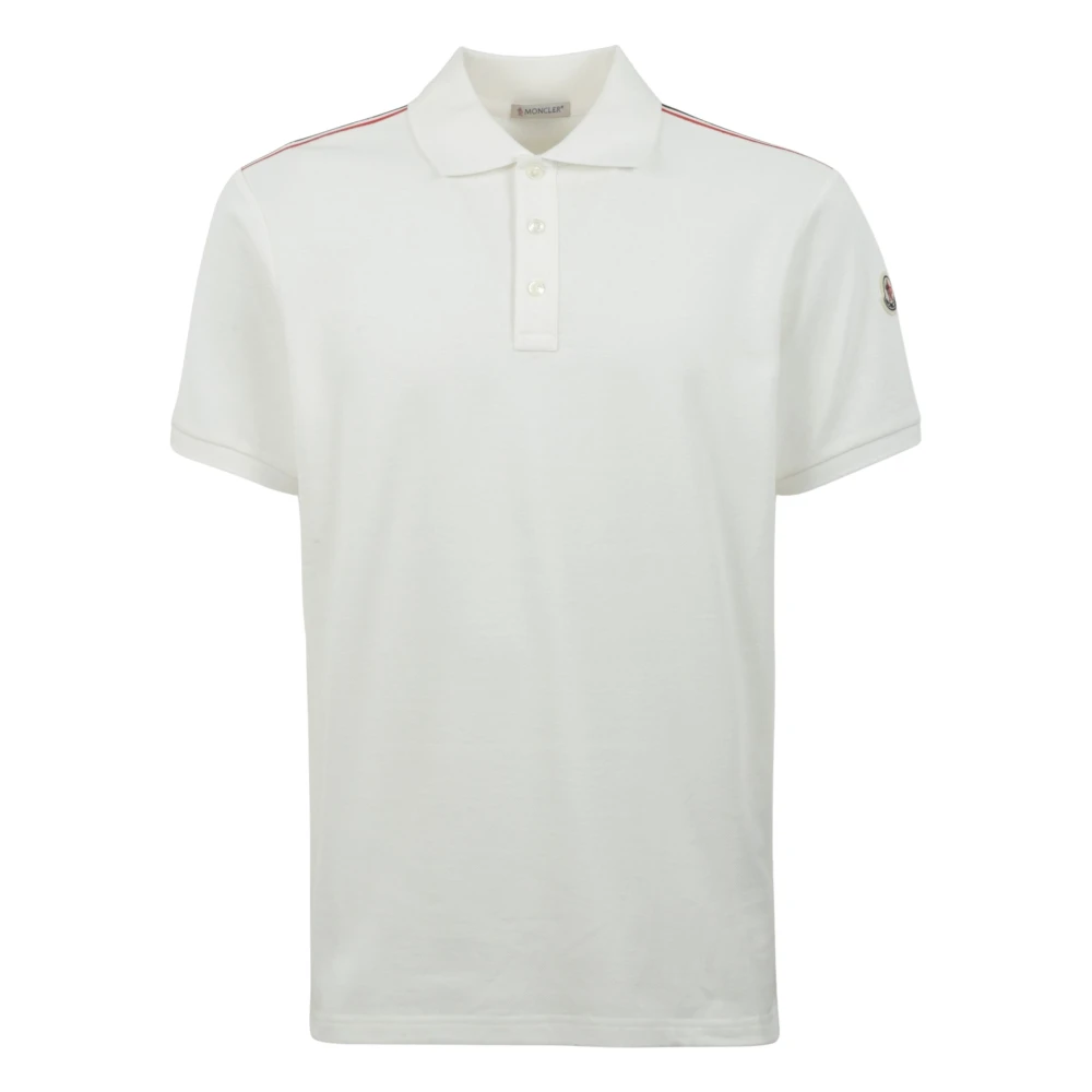 Moncler White Polo Shirts - Male - Polo Shirts - 2XL - Tops