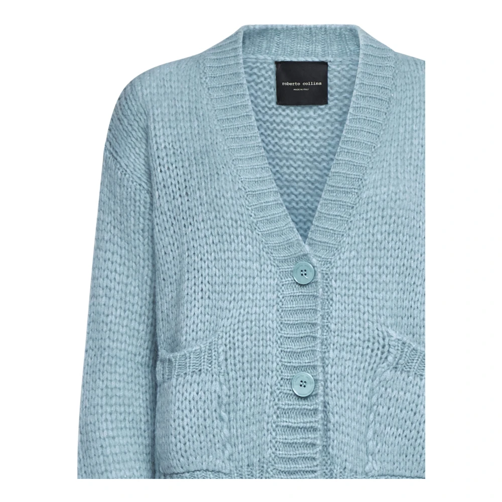 Roberto Collina Trendy Sweater Selection Blue Dames