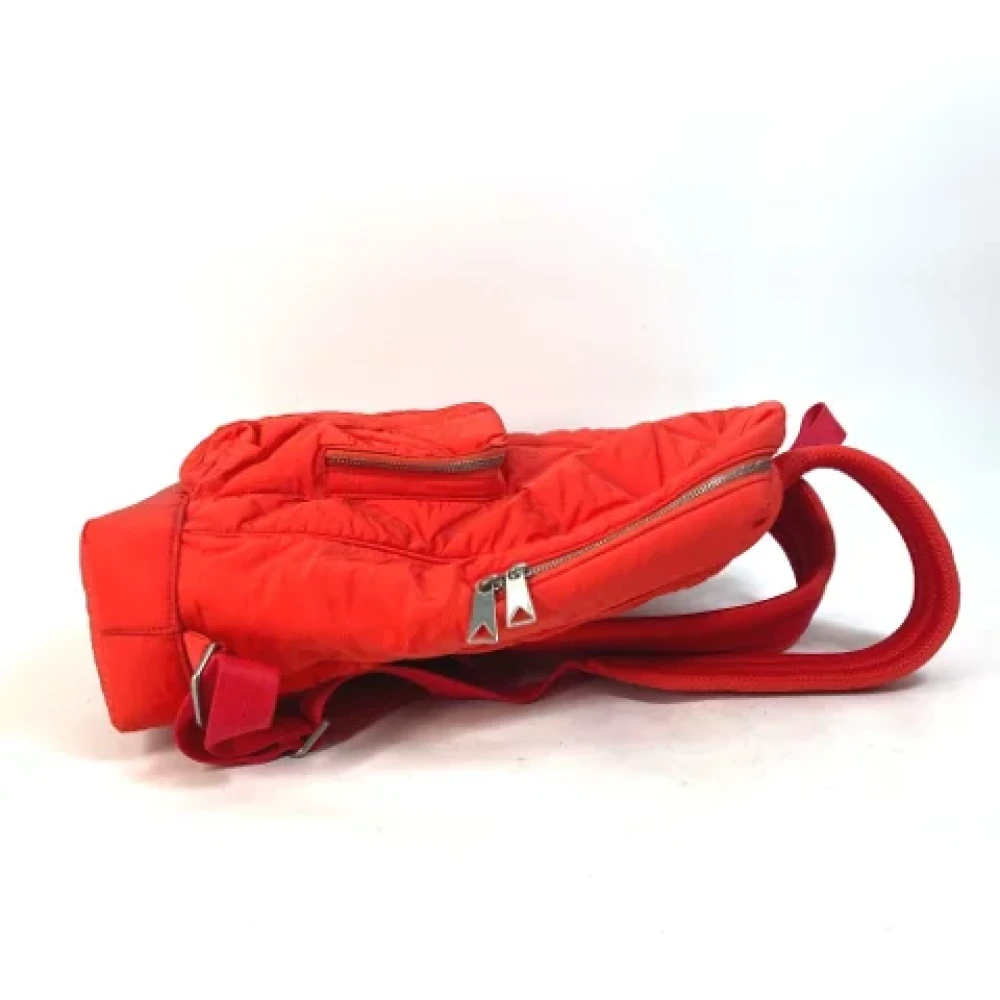 Bottega Veneta Vintage Pre-owned Fabric shoulder-bags Red Heren