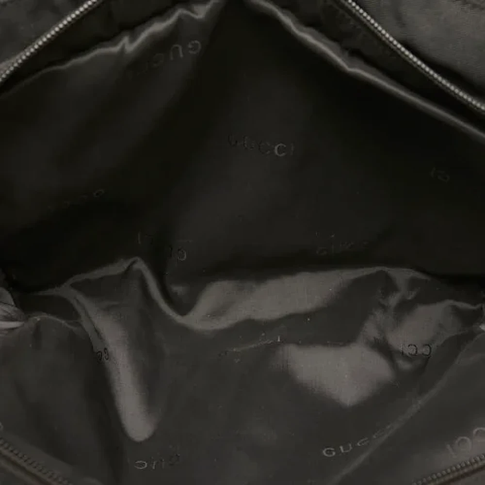 Gucci Vintage Pre-owned Canvas gucci-bags Black Dames