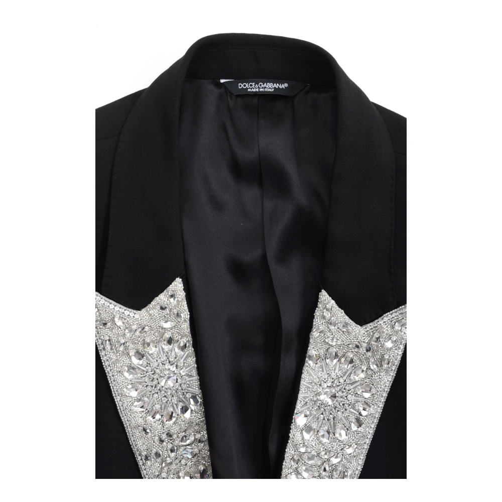 Dolce & Gabbana Luxe Heren 3-Delig Pak met Applicaties Black Heren