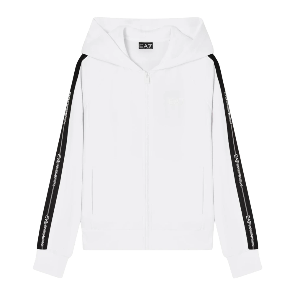 Emporio Armani Ea7 Damen Weiß Sweatshirts & Hoodies, Mgröße: