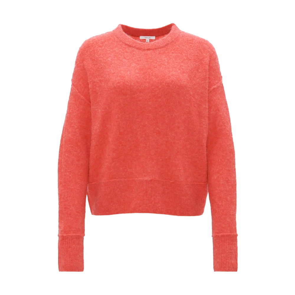 Opus Stijlvolle Pullover met Uniek Ontwerp Red Dames