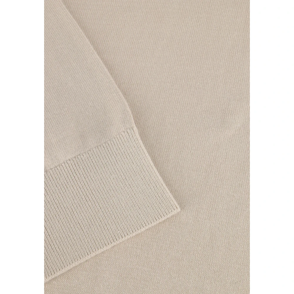 Saint Steve Beige Half Zip Trui voor Heren Beige Heren