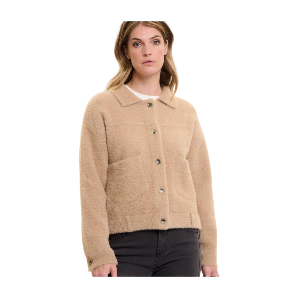 Rino&Pelle Bubbly Boxy Jas Beige Dames
