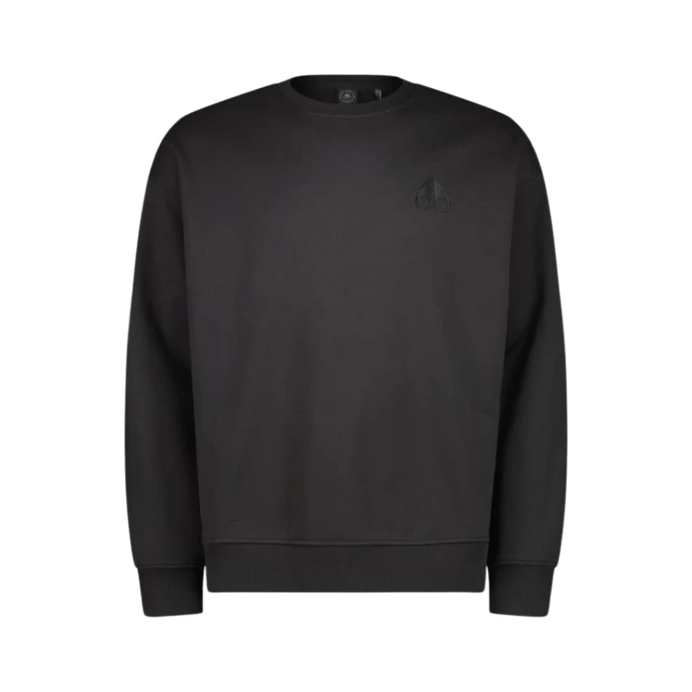 Moose Knuckles Cedric Crewneck Svart Tröja Black, Herr