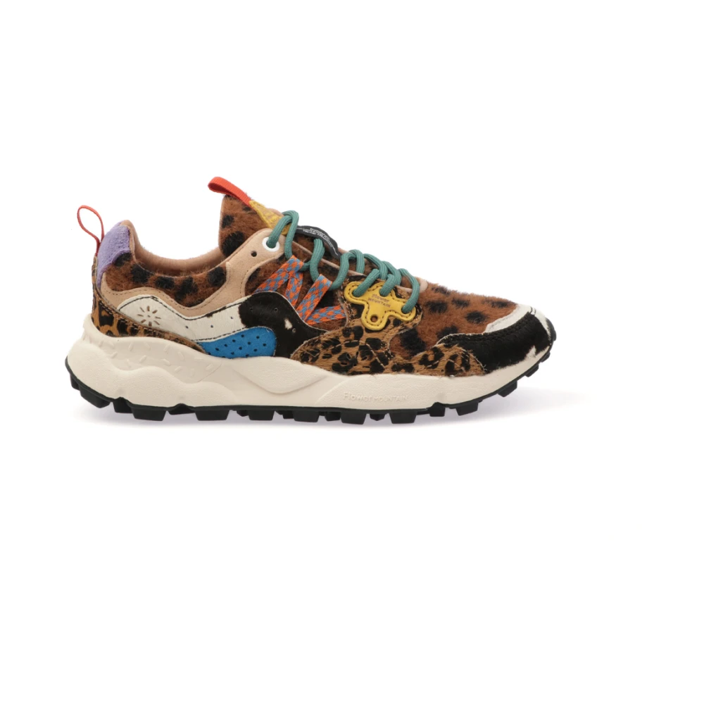Flower Mountain Women's Multicolor Suede Trainers - Sneakers - 3 Uk - Shoes