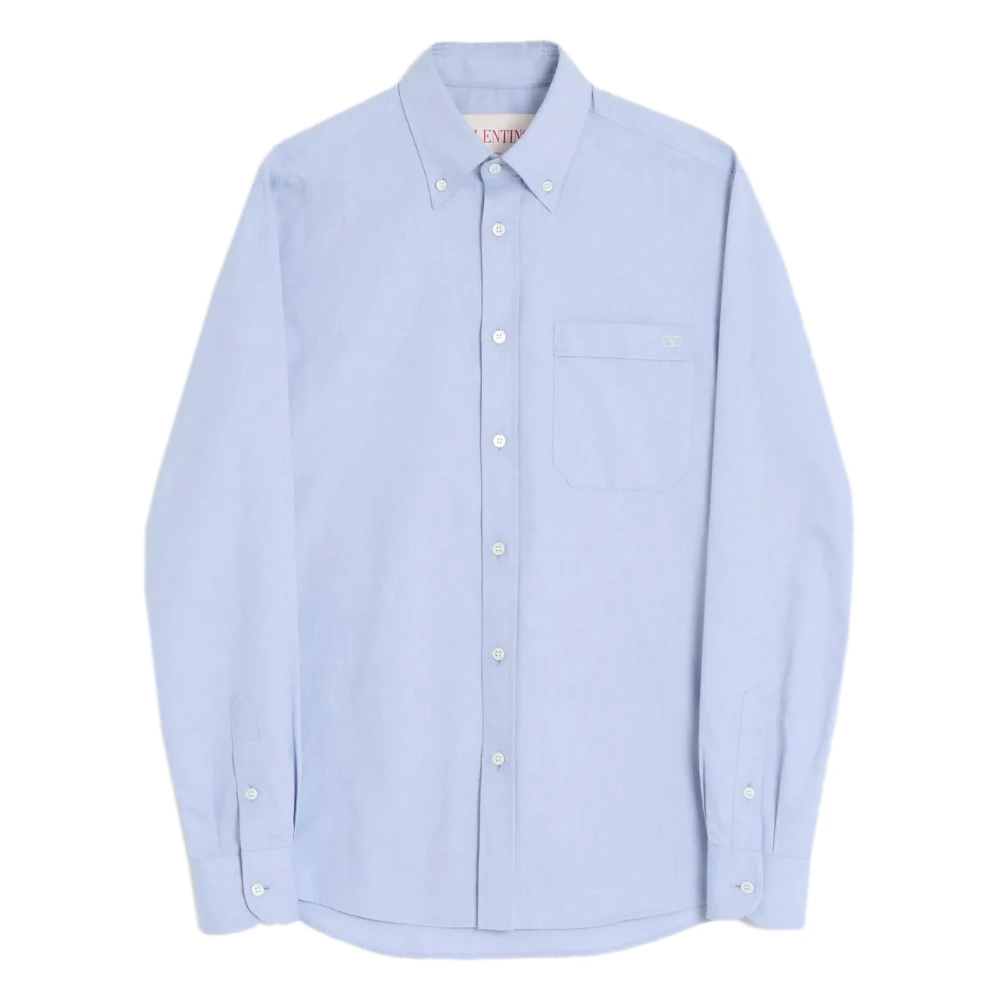 Valentino Garavani Hombre Azul - Camisa Vlogo Signature - Shirts - M - Camisa Vlogo Signature