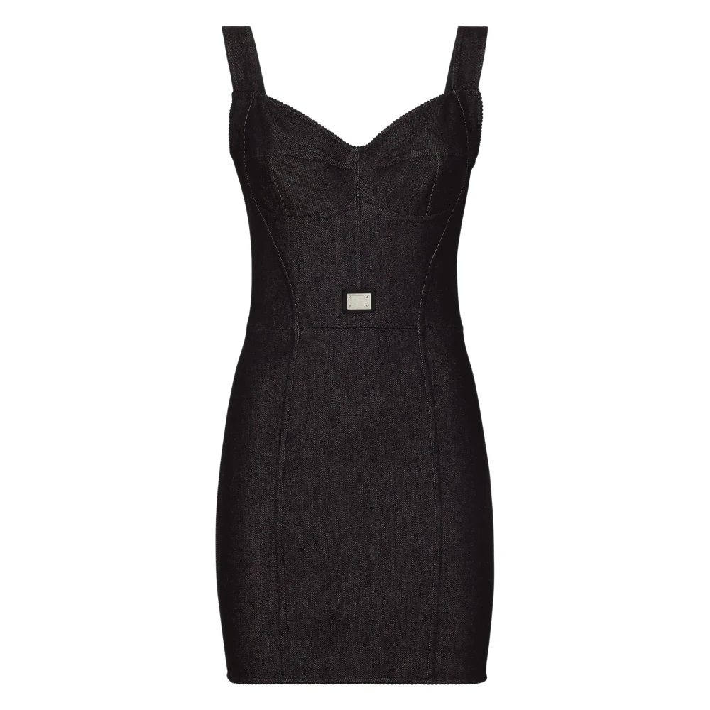 Dolce & Gabbana Elegante Korte Jurk met Bijpassende Variant Black Dames