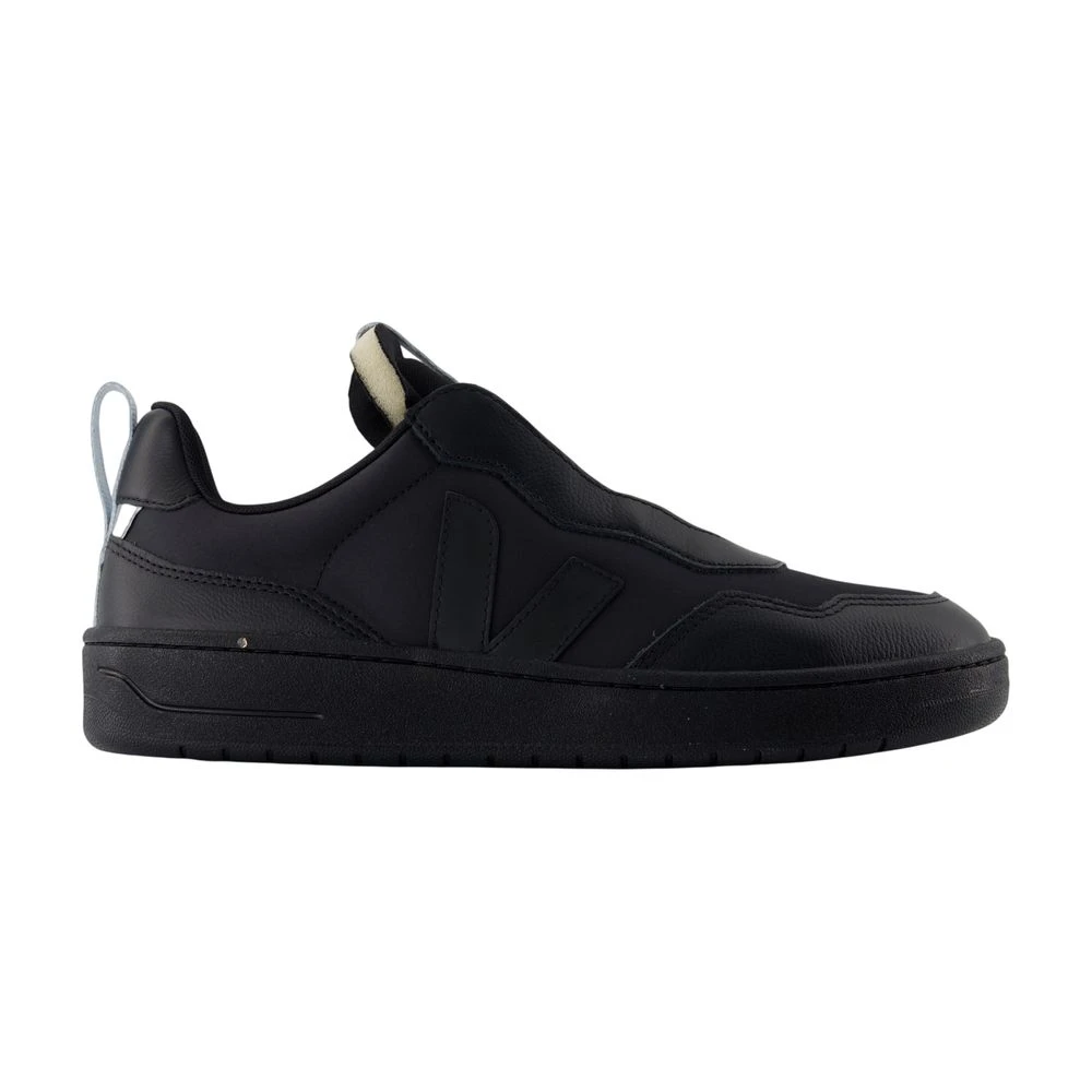 Veja Men's Black Sneakers, 9 Uk, V-90 Nolyn Trainers