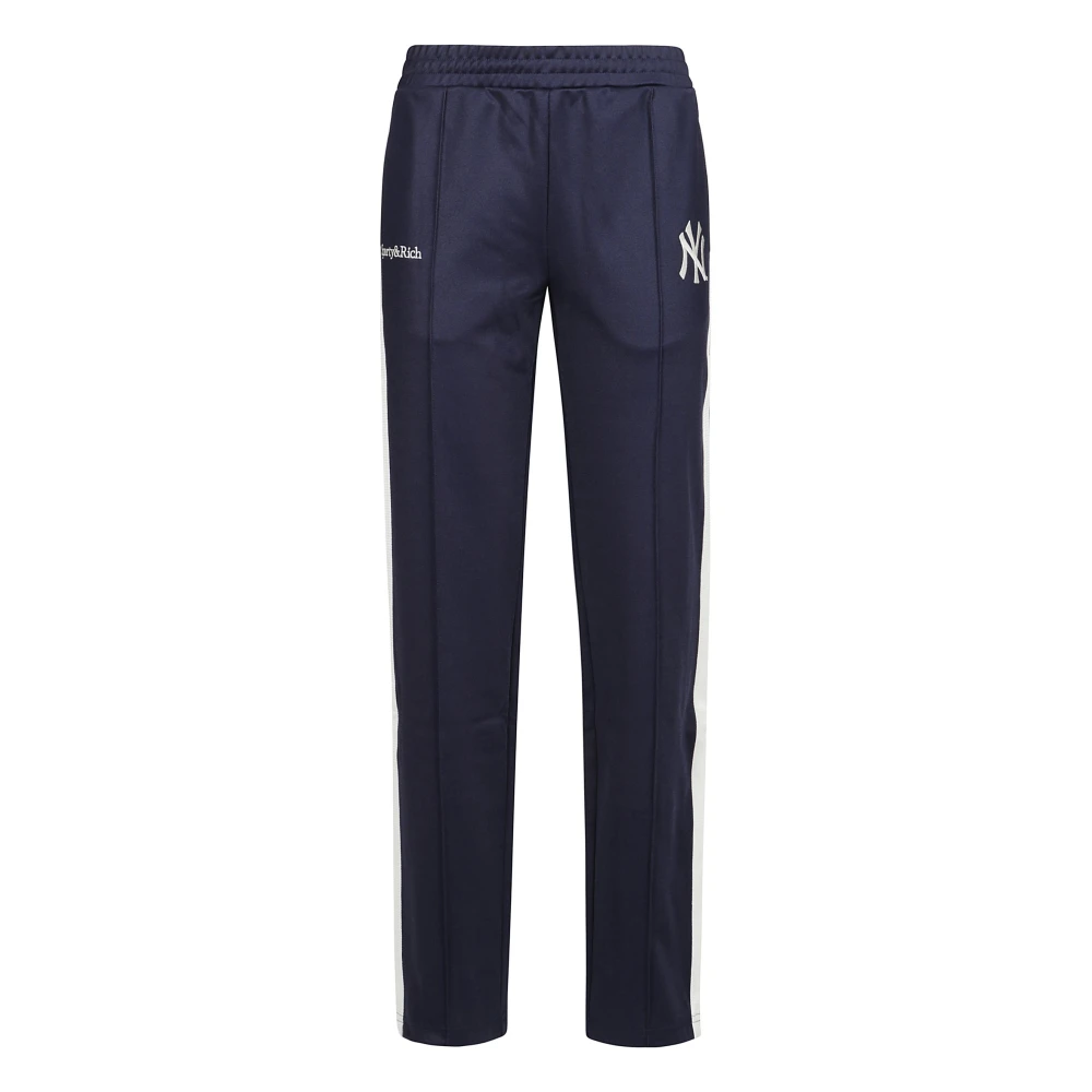 Sporty & Rich Serif Track Pants Blue Dames