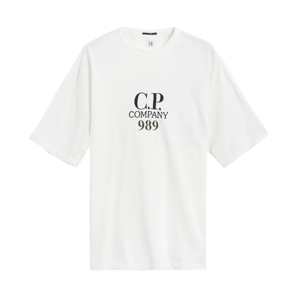 C.P. Company Comfort Korte Mouw T-shirt White Heren