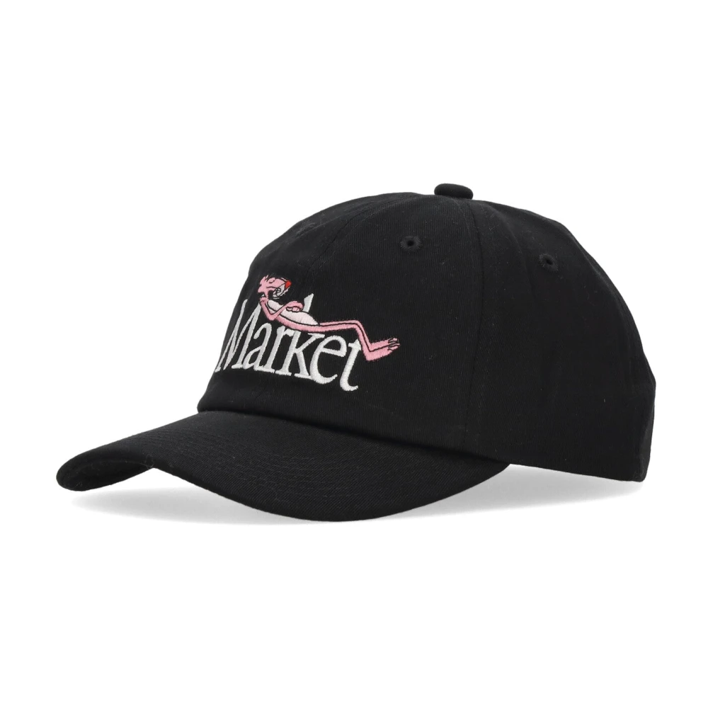 Market Pink Panther Gebogen Klep Pet Black Unisex