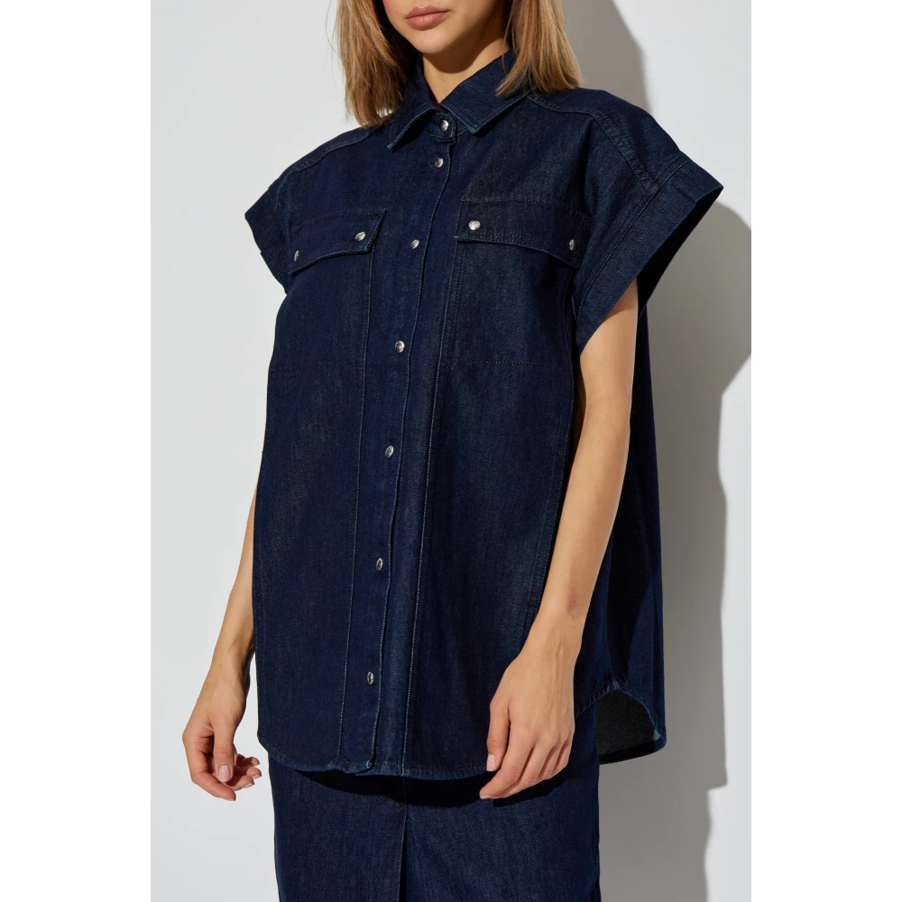IRO Denim shirt Tatsuya Blue Dames