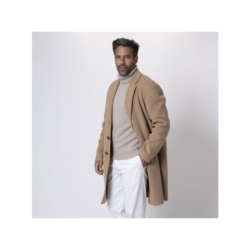 Herno Kameeljas met Drie Knopen Brown Heren