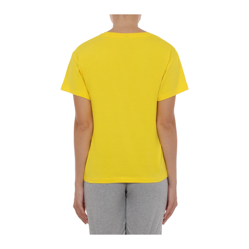 Moschino Gele T-shirts en Polos Yellow Dames