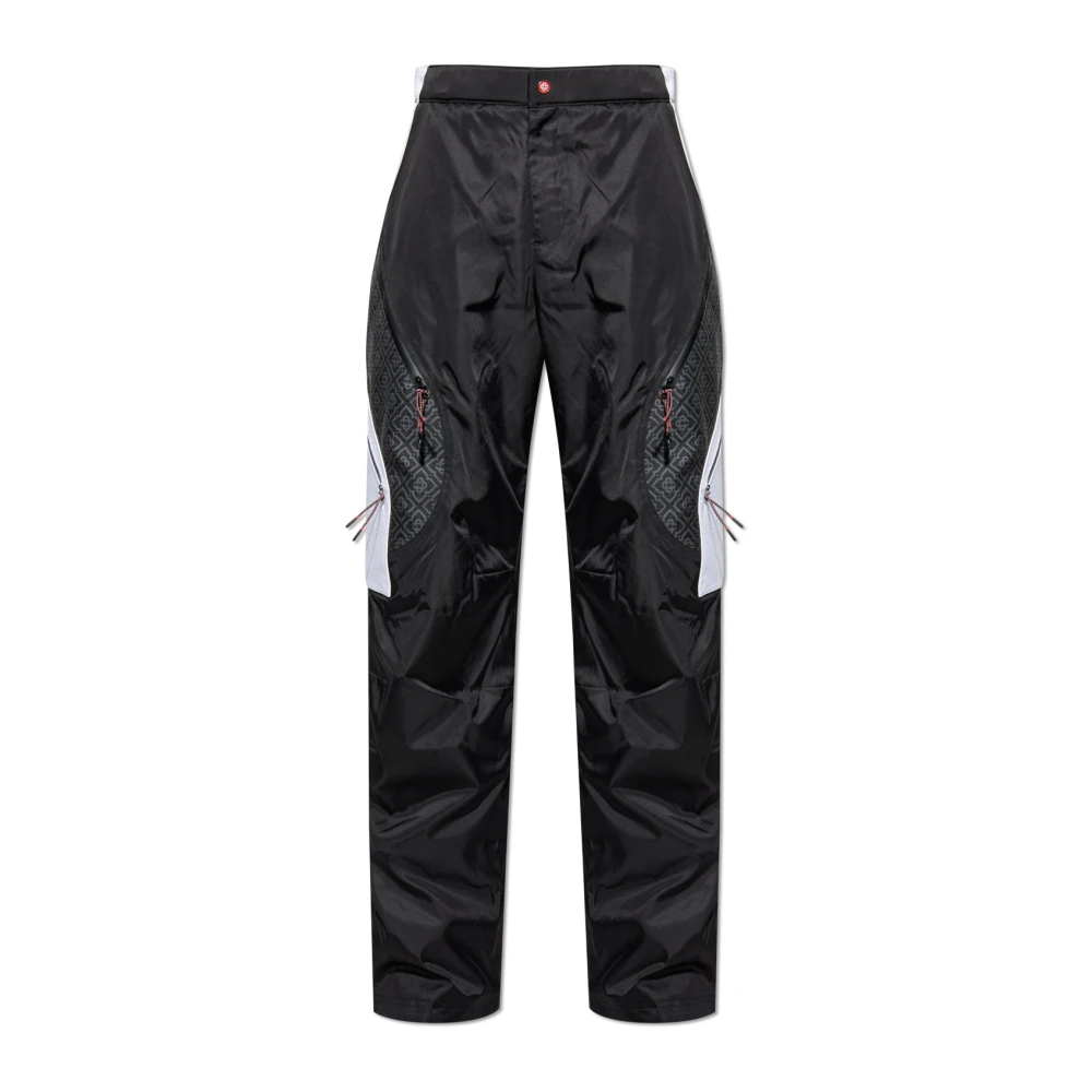 Casablanca Men's Black Trousers, L, Ski Trousers