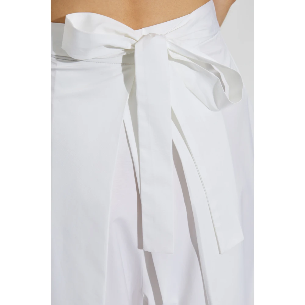Fabiana Filippi Geplooide broek White Dames