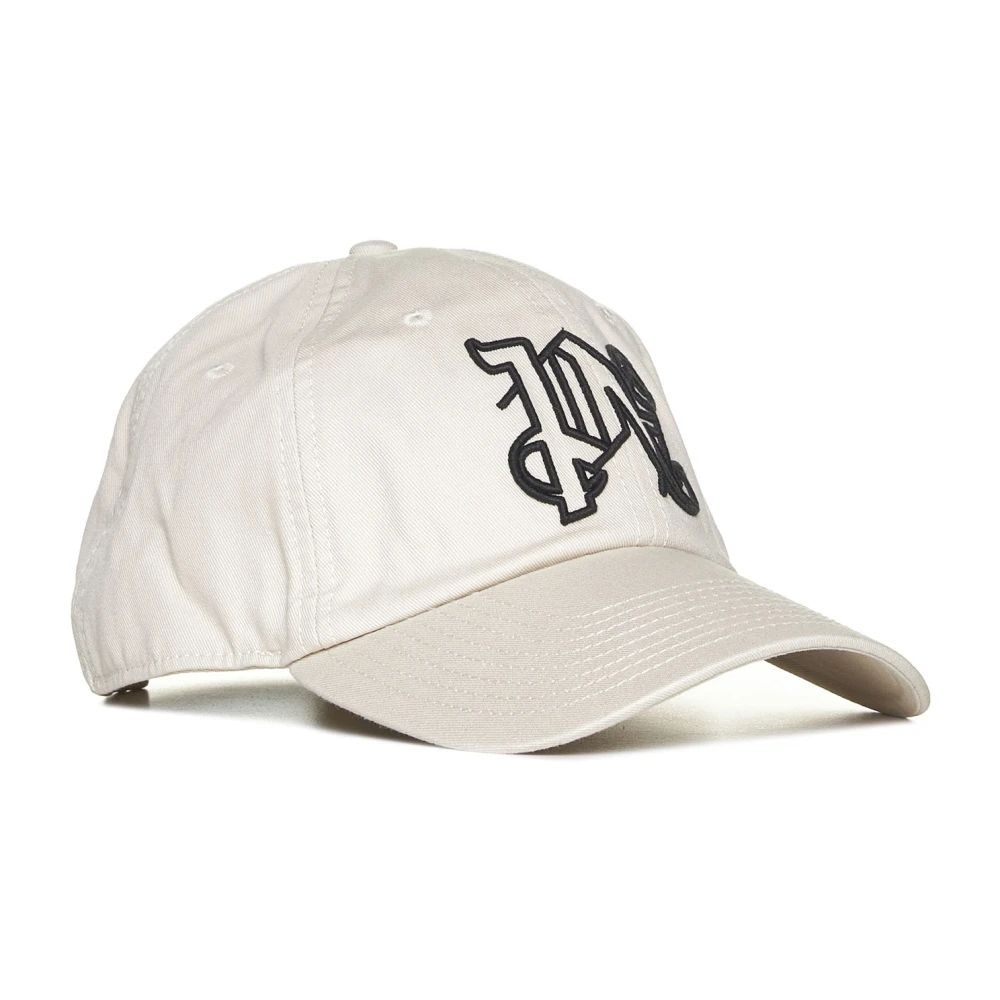 Palm Angels Beige Jacquard Katoen Streetwear Pet Beige Heren