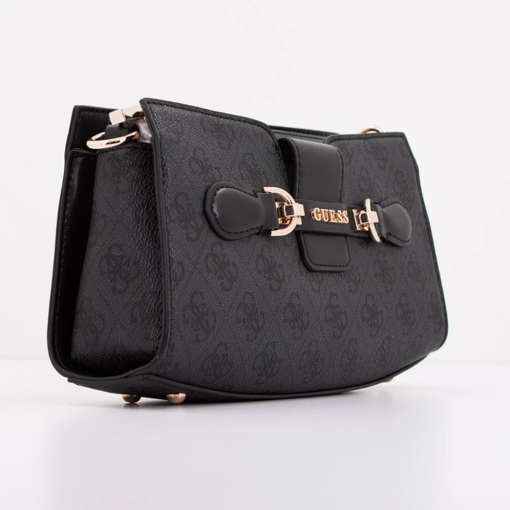 Guess Nolana Crossbody Clutch Tas Black Dames