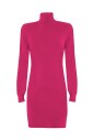 robe-tricot-viscose-fuchsia